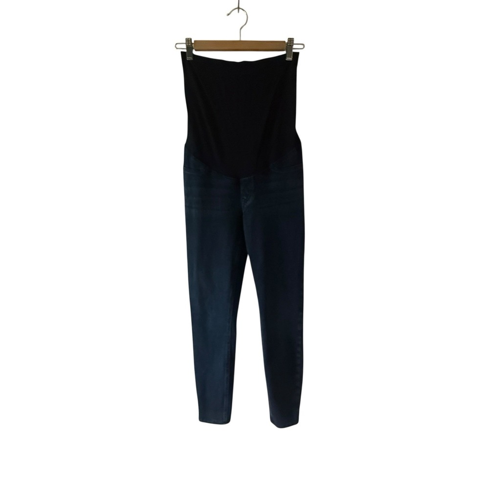 SPANX Mama Ankle Jean-Ish Leggings Womens SMALL Black‎ Skinny Maternity